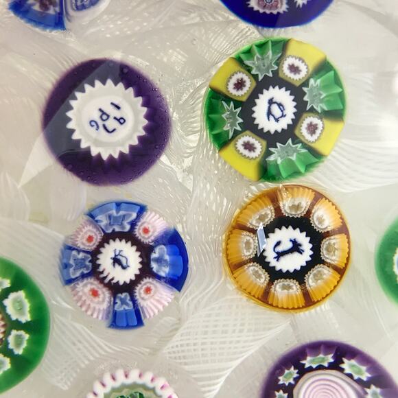 Perthshire PP11 1976 Spaced Millefiori Animal Cane Penguin Squirrel Paperweight - Picture 7 of 13